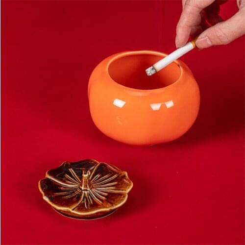 Creative ashtray Personality Fashion Ash Tray ceramic ashtrays office Home decoration accessories smoking tray boyfriends' Gifts