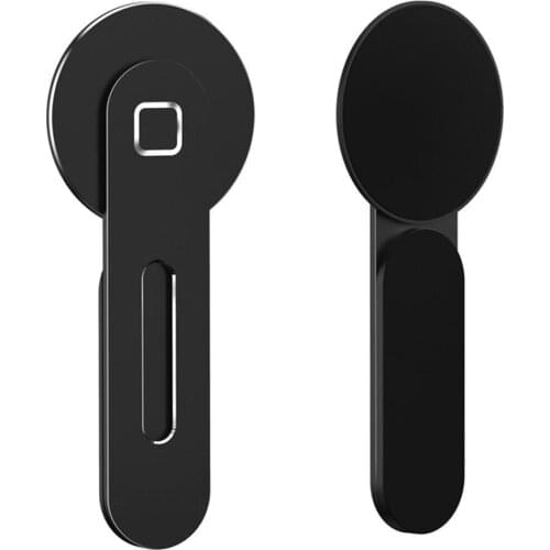 Laptop CellPhone Mount For iPhone 12 Series, Collapsible Adapt Magnetic Paste to Base Holder Metal Monitor Office A0P4