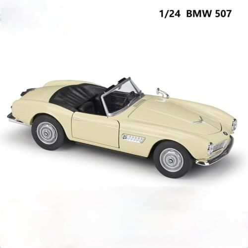 1:24 Scale BMW 507 Sports Car Simulator Car Toy Model Car Alloy Metal Classic Toy Car For Childen Gift Collection