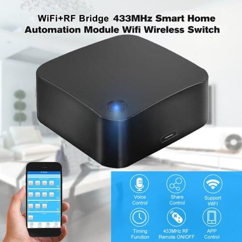 Smart Home Automation Module Wireless Switch Universal Timer DIY Convert 433MHz RF Remote Controllers WIFI Alexa Google Home