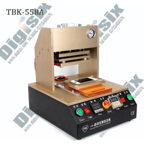 NEW Automatic Frame Laminator Machine built-in vacuum pump air compressor for iPhone Bezel Frame +4/4S 5/5S 5C 6/4.7 6/5.5 Molds