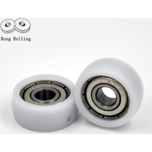 Packaged plastic bearings polyurethane roller package plastic bearing pulley plastic package plastic bearing bore 6mm 6pcs/lot