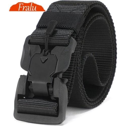 NEW Military Equipment Combat Tactical Belts for Men US Army Training Nylon Metal Buckle Waist Belt Outdoor Hunting Waistband