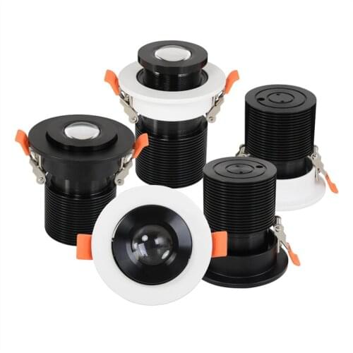 Dimmable 110V 220V LED Free Focus Wall Washer LED Downlight 9W 18W Ceiling Light Spotlight 15-45° Adjustable Bar Home Lighting