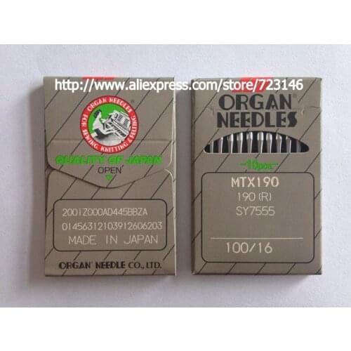 MADE IN JAPAN Pfaff Sewing needle 190LR MTX190 Leather point FOR 145 190 335 344 596 size 14 16 19 20 21 23 24 25