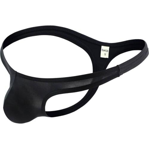 Sexy Bikini Thongs for Men Silky G Strings Swim Bottoms Tangas Low Rise Male Beachwear Panties Sunbath Underpants Plus Size