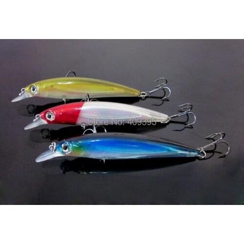 10pcs 10cm/14.5g Big size Long casting fishing lure Hard fishing lure mixed sizes Free shipping