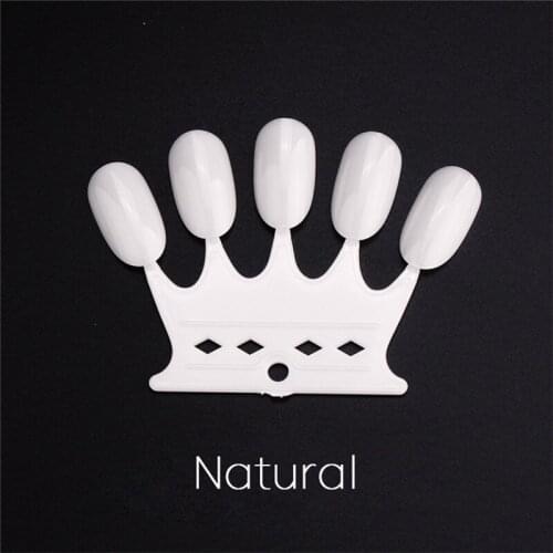 5*10pcs False Nail Tips Set Natural French Style Acrylic UV Gel Round Shaped Fake Nail Art Tips Polish UV Gel Black Tips Tool