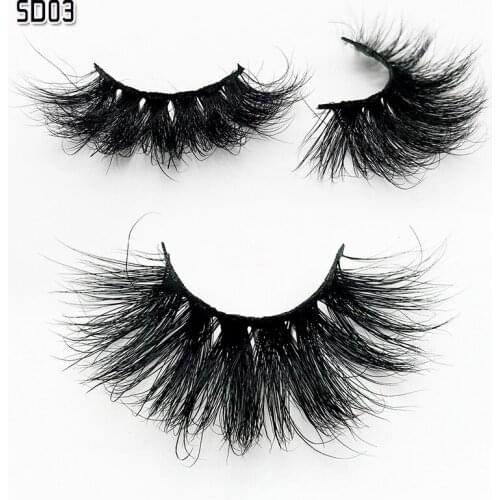 5d Mink False Eyelashes Multi Layer Three Dimensional Cross European And American Makeup Lashes