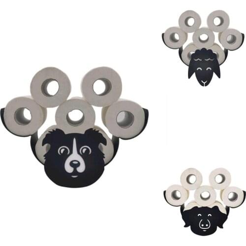 Toilet Paper Holders Metal Wall Mount Bracket Paper Roll Accessories Kitchen Bathroom Storage Racks