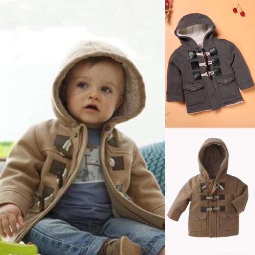 Kids Baby Coats Children Jackets Toddler Warm Winter Hooded Outerwear Childrens Clothing SnowSuit Outwear Trench Coat