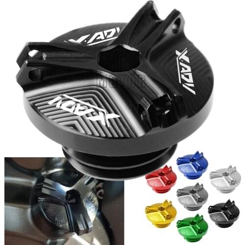 For Honda XADV750 2017-2018 XADV X-ADV 750 Motorcycle Motorbike M20*2.5 Engine Oil Cup Cover Oil Filler Drain Plug Sump Nut Cap