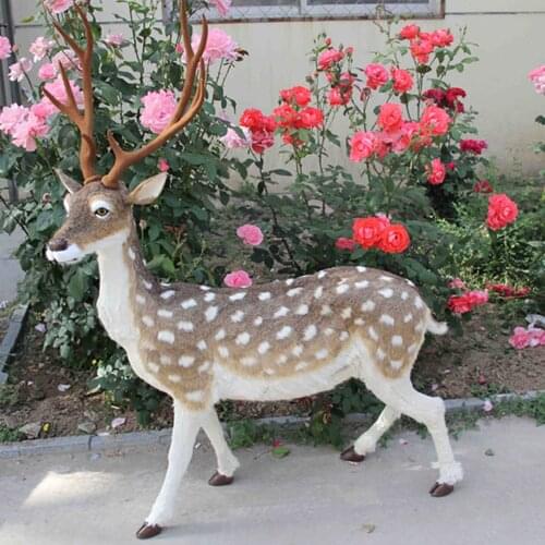 Artificial animal simulation deer / handmade and vivid / ideal as Christmas decoration four sizes for option