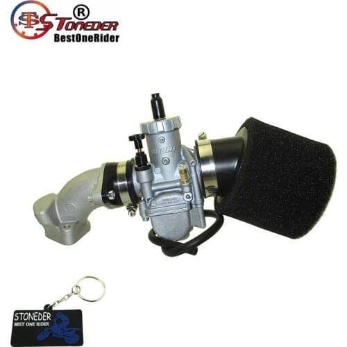 STONEDER NIBBI PE28 Carburetor Intake Manifold Pipe Flange Air Filter Set For Zongshen 190cc Pit Dirt Monkey Bike