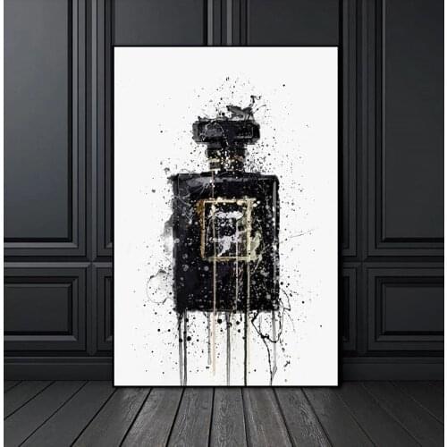 Canvas HD Prints Pictures Vogue Perfume Bottle Modular Nordic Wall Art Paintings Home Decor Posters For Living Room Framework