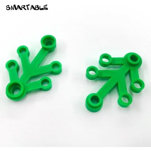 Smartable 4x3 Twig Leaf Bushes Tree Plant Building Blocks MOC Parts Toys For Kids Compatible Major Brands 2423 Toys 60pcs/lot