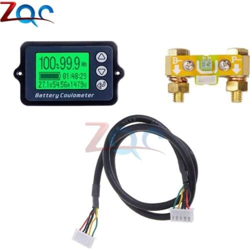 DC 8 -80V 350A Battery Coulometer Phosphate/Iron/Lithium Battery Capacity Tester Electric Display Monitor TK15 for Vehicle