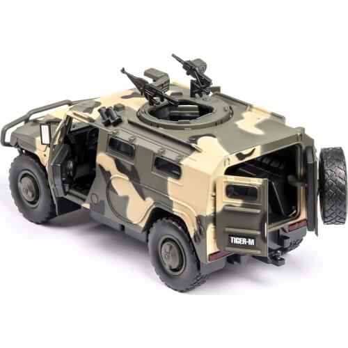 1/32 Russian Tiger explosion-proof armored car model alloy simulation car military finished boy gift，детские игрушки тачки