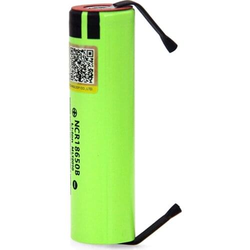 Liitokala new original ncr18650b 3.7v 3400mah 18650 rechargeable lithium battery + diy nickel piece Add nickel equipment tool