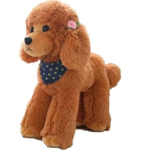 NEW Children plush stuffed toy poodle Dog baby kids Christmas birthday toy gift pet