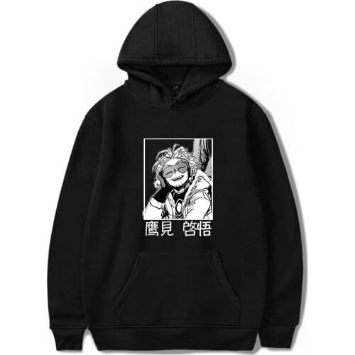 Suitable Hooded My Hero Academia Hoodies Men Women Sweatshirt Fashion Hip Hop Tracksuits Casual Boys Girls Black Comic Pullovers