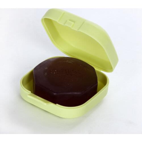 1PCS Candy Color Portable Soap Plastic Holder Travel Supplies Square Bathroom Accessories Storage Container Dish Travel Case