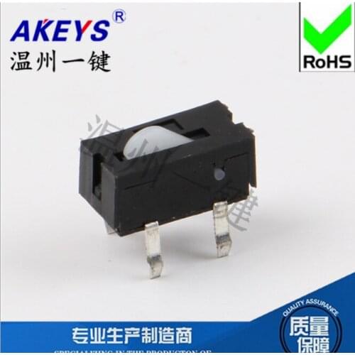 10 pcs KFC-V-08 Triangular Black Tortoise Detection Range Detection Bidirectional Detection Limit Detection Micro-switch