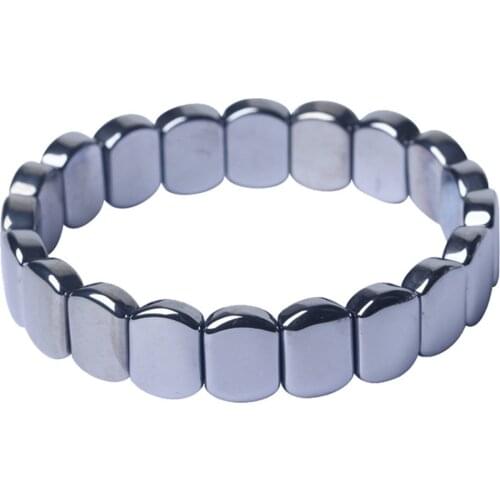 12mm Natural Terahertz Bracelet For Women Lady Men Beauty Gift Wave Power Healing Luck Energy Round Beads Stretch Strand AAAAA