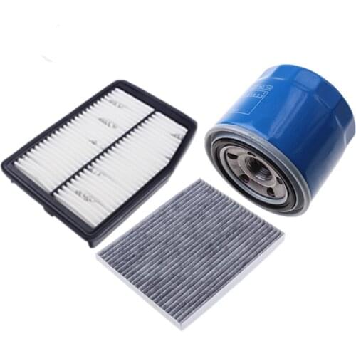 3Pcs Auto Cabin Filter Air Filter Oil Filter Element Suit For Hyundai Sonata 8 IX35