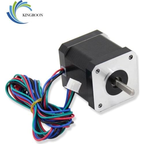 42 Stepper Motor Nema 17 4-Lead 42BYGH 1.7A (17HS4401S) with 4 Pin Dupont Cable Part For CNC XYZ 3D Printers Parts Accessories