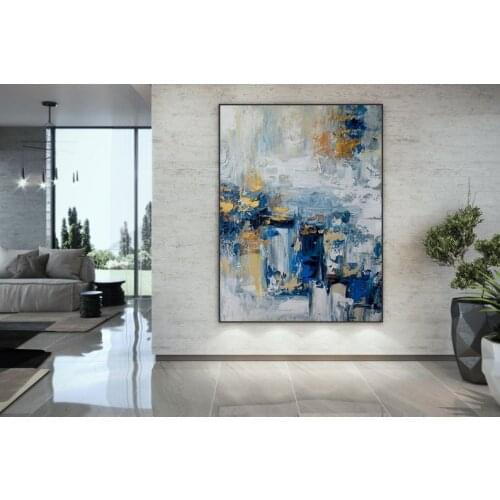 Abstract Art Painting Industrial Decor Dine Room Wall Art Large Wall Art Modern Wall Art Large Artwork Abstract Art