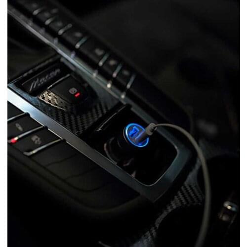 2.1A 1A aluminum alloy double usb car charger for Infiniti FX-series Q-series QX-series Coupe EX37 EX25 JX35 EX35 G Class