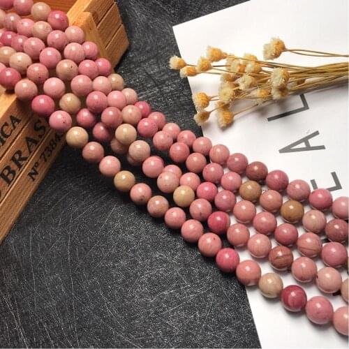 High quality Mahogany Natural stone Beads Pick Size Loose Bead 4mm 6mm 8mm For popular bracelets DIY personality Jewelry