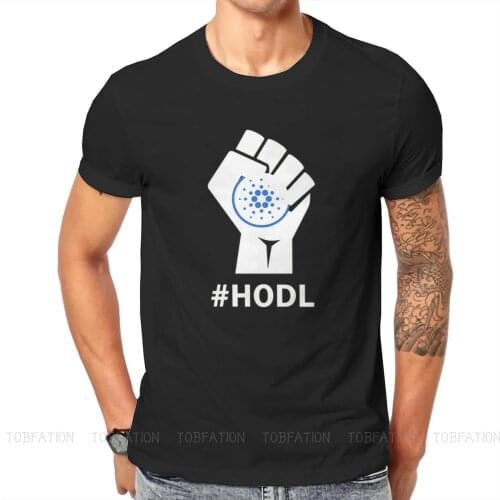 Cardano ADA Blockchain Cryptocurrency Coin TShirt for Men HODL Humor Leisure Tee T Shirt Novelty New Design Fluffy