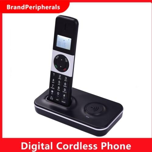 Digital Cordless Phone Telephone with LCD Display Caller ID Hands-free Calls Conference Call 16 Languages 5 Handsets Connection