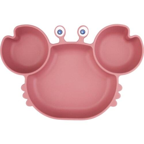 Baby Divided Suction Bowl Toddler Dishes for Chair Baby Plate Food Silicone Kids Feeding Dinnerware