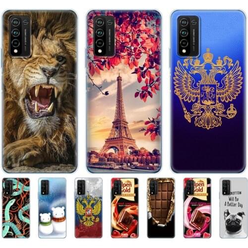 For Honor 10X Lite Case Silicon TPU Soft Back Phone Case Cover For Huawei Honor 10X Lite 10XLite Coque Etui Bags Shell Bumper