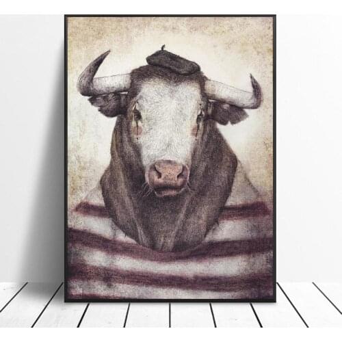 Le Clown Canvas Painting Wall Art Prints Home Decor Wall Poster Decoration For Living Room