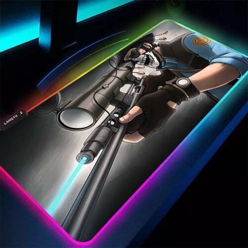 DIY Custom Gaming Mouse Pad Computer Mousepad Large Mouse Pad Gamer RGB Big Mouse Carpet PC Desk RGB Mat Team fortress