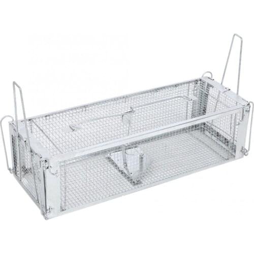 Reusable Mousetrap Catching Mice Mouse Traps Catcher Rodent Rat Mouse Hunting Double-door Cage Mouse Trap Cage Tools