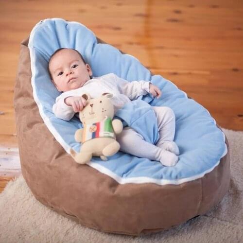 Soft Baby Seat Baby Bean Bag Breastfeeding Bed Baby Feeding Recliner Bed Baby chair Baby feeding sleeping bed kids sofa