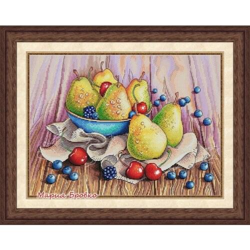 Apple DIY Cross Stitch Kit Packages Counted Cross-Stitching Kits New Pattern NOT PRINTED Cross stich Painting Set