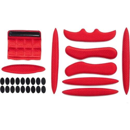 Helmet Padding Foam Kit 27Pcs Bicycle Replacement Pads Universal Helmet Foam Pads Liners Set for Bike Motorcycle Cycling