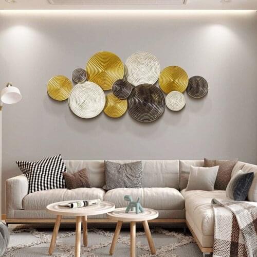 Wall hanging wall decoration sofa dining room bedroom light background wall hanging decoration doorway wall iron art