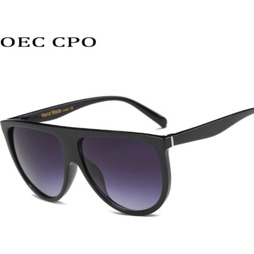 OEC CPO Vintage Square Sunglasses Women Brand Oversize Acetate Fashion Sun Glasses Female Men Designer Retro Glasses UV400 O65