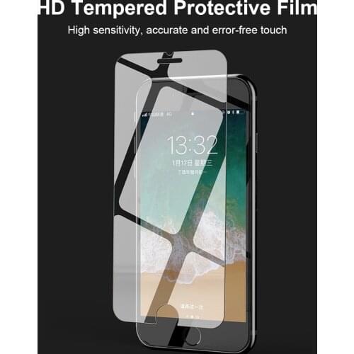 2Pcs HD Tempered Glass Film On The For iPhone 11 12 Pro XS Max XR X Screen Protector For iPhone 8 6 7 Plus Protective Glass