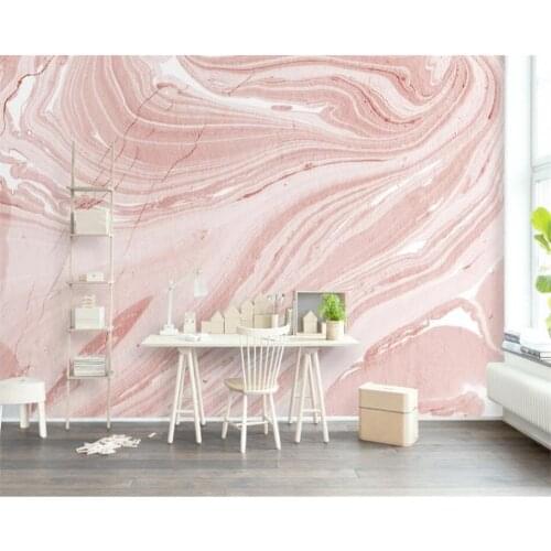 Beibehang Custom pink new marble pattern line Nordic TV background wallpaper papel de parede 3d wall papers home decor