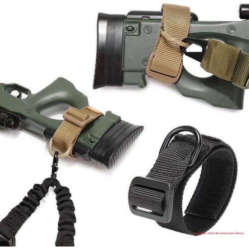 Stock Sling Adapter with D Ring for Rifle Shotgun Buttstock Hunting Accessories