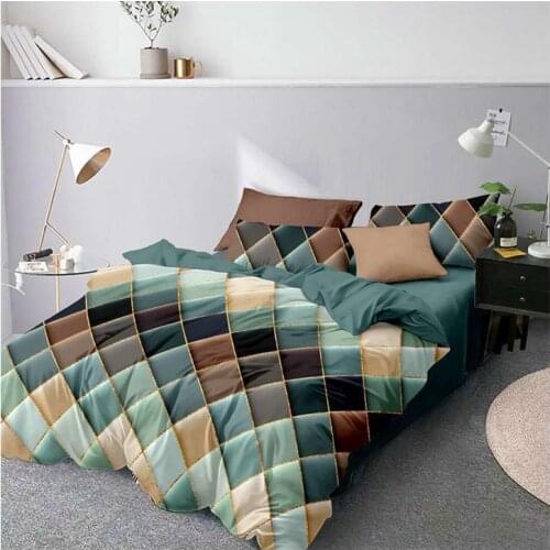 3 Colour Luxury Bedding Set Classic Fashion Pastoral Duvet Cover Pillowcase High Quality Family