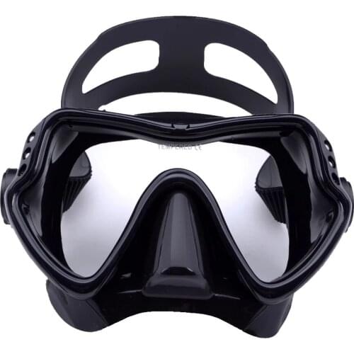 High quality scuba diving mask with Tempered glass,Silicon Professional Freediving